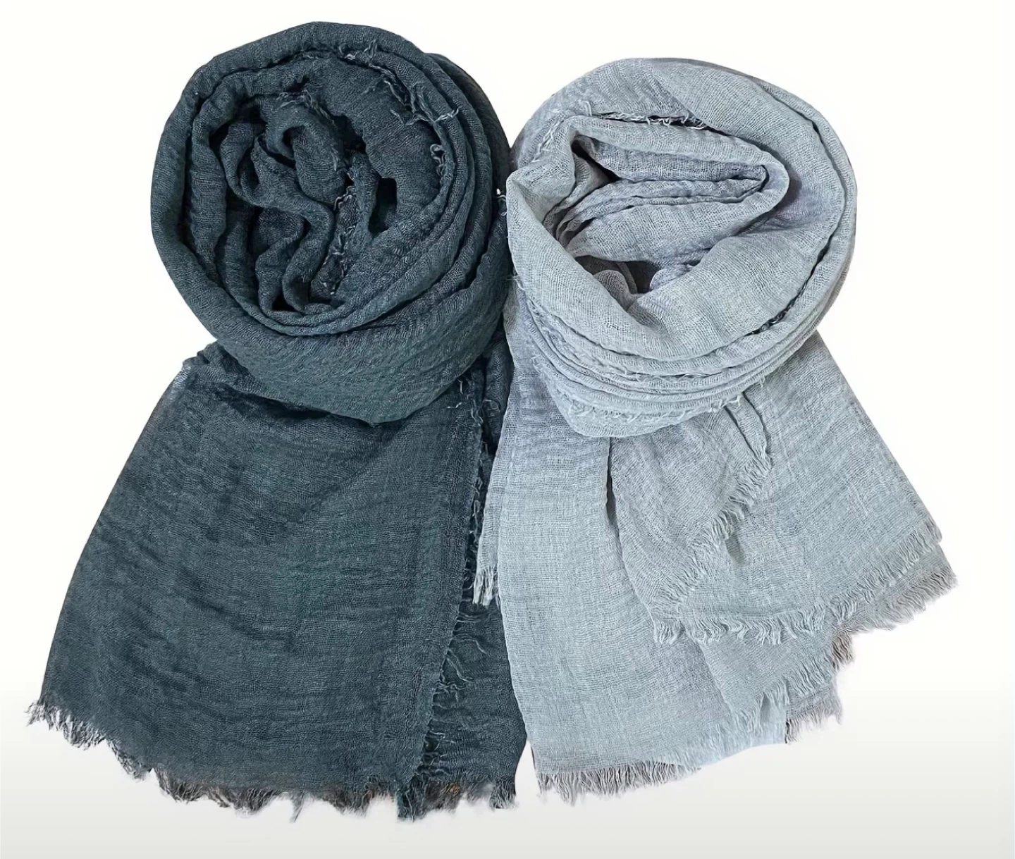 Two Scarf / hijab Set - Dark Grey & Light Grey($5 each)