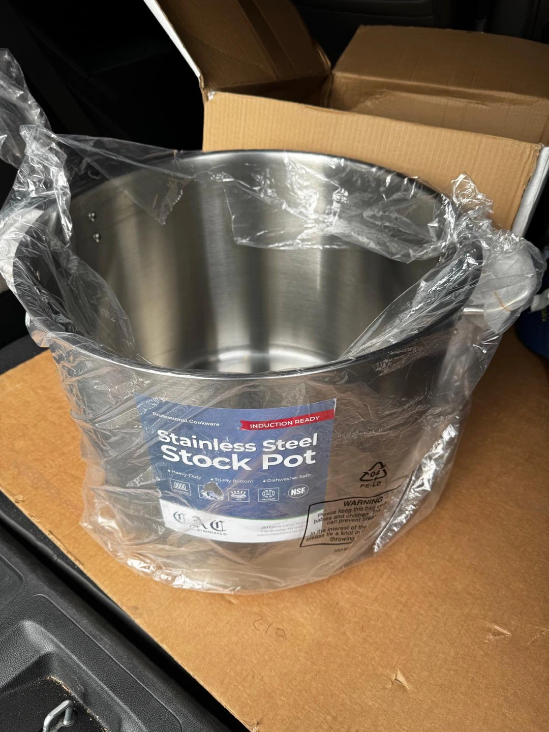 CAC Stainless Steel Stock Pot