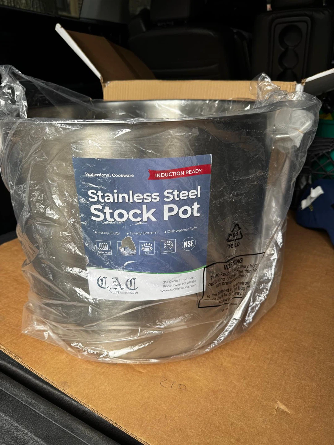 CAC Stainless Steel Stock Pot - photo 3