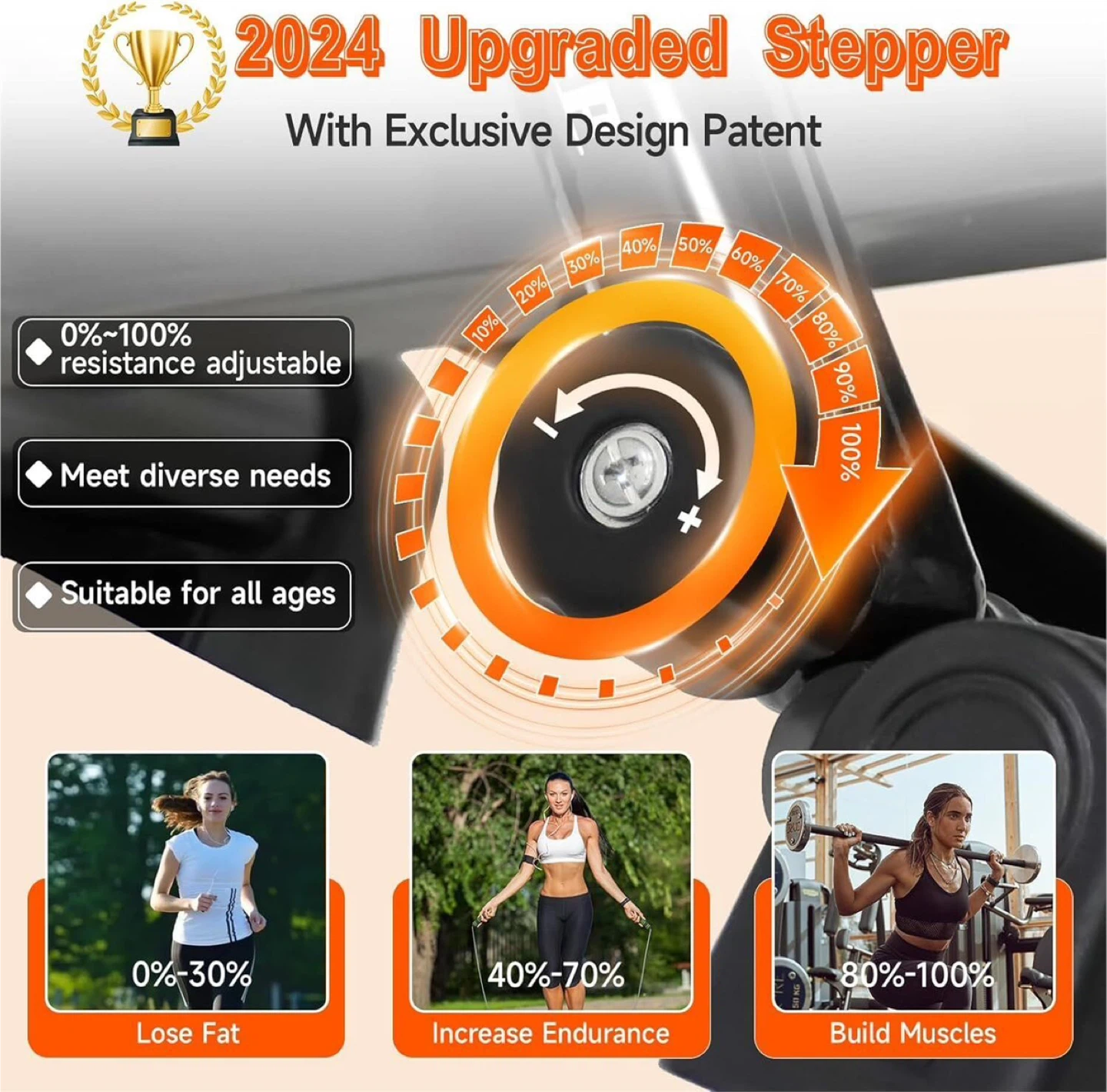 Steppers for Exercise at Home - photo 2