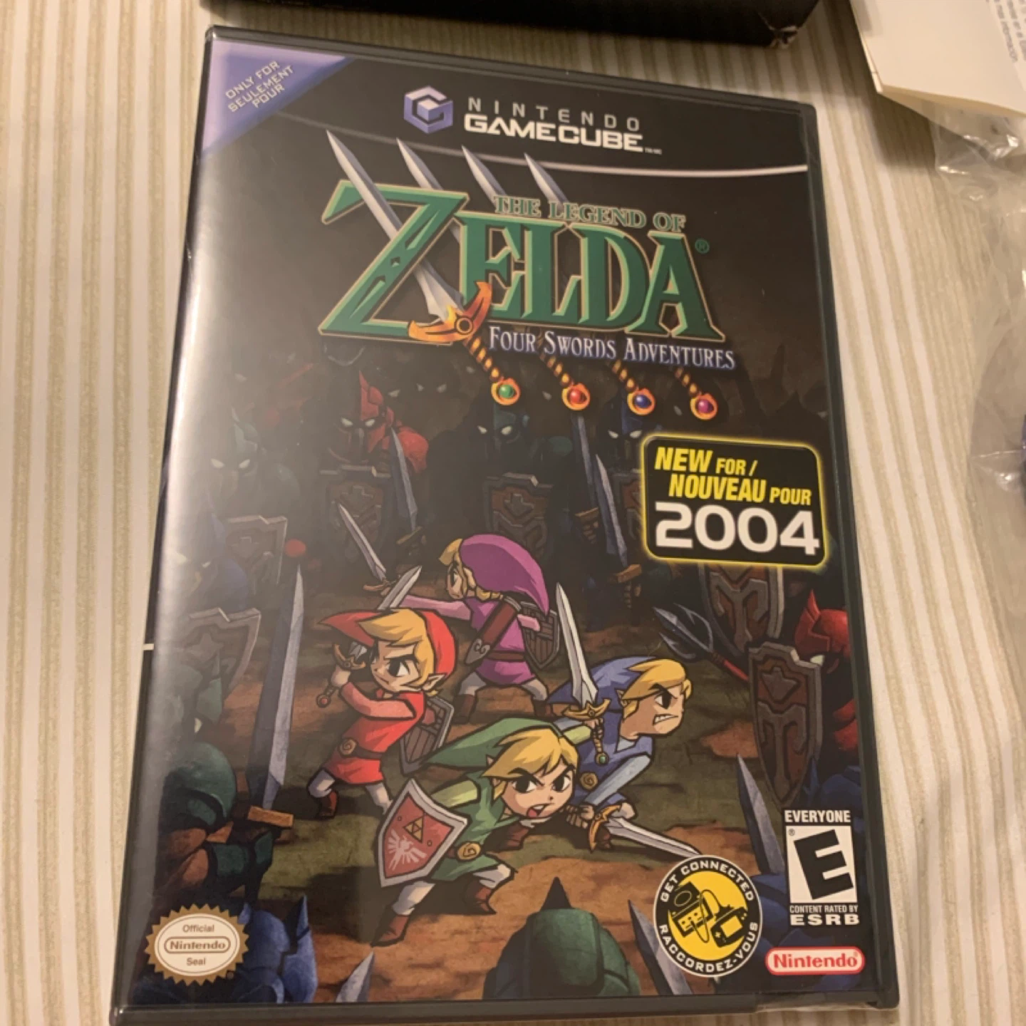 Nintendo GameCube, legend of Zelda four swords big box - photo 2