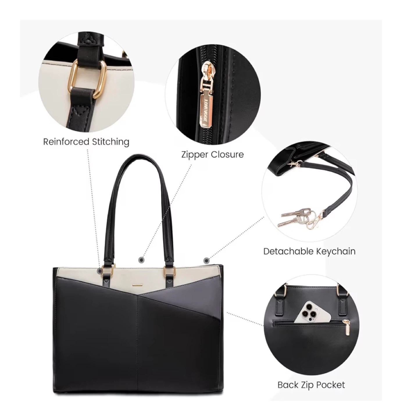Women's Fashion/Laptop Tote Bag - photo 2