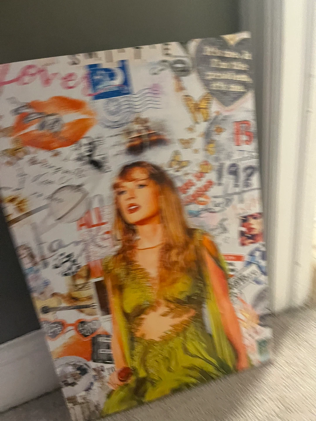 Taylor Swift "Reputation" Album Art Canvas - photo 2