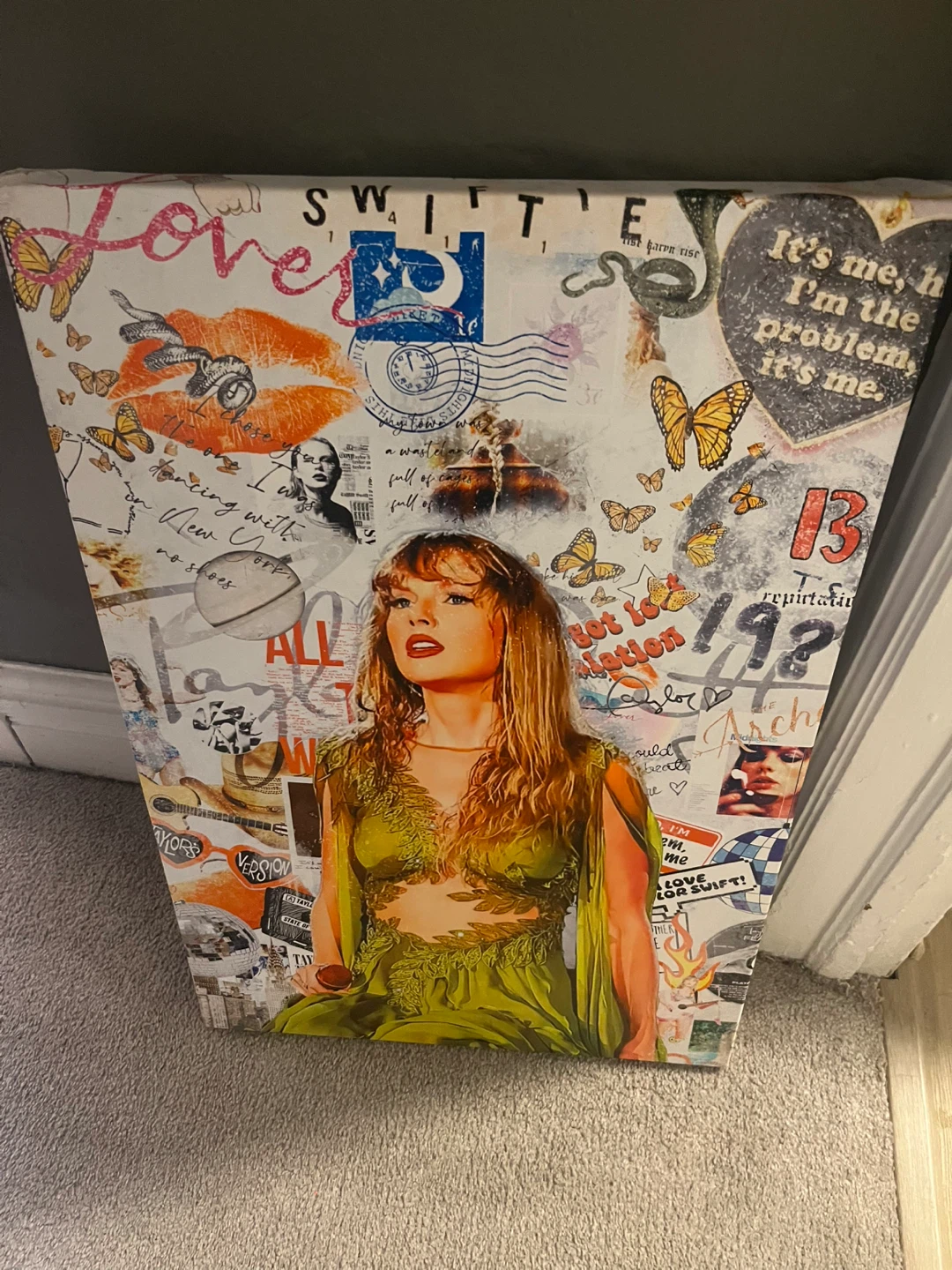 Taylor Swift "Reputation" Album Art Canvas