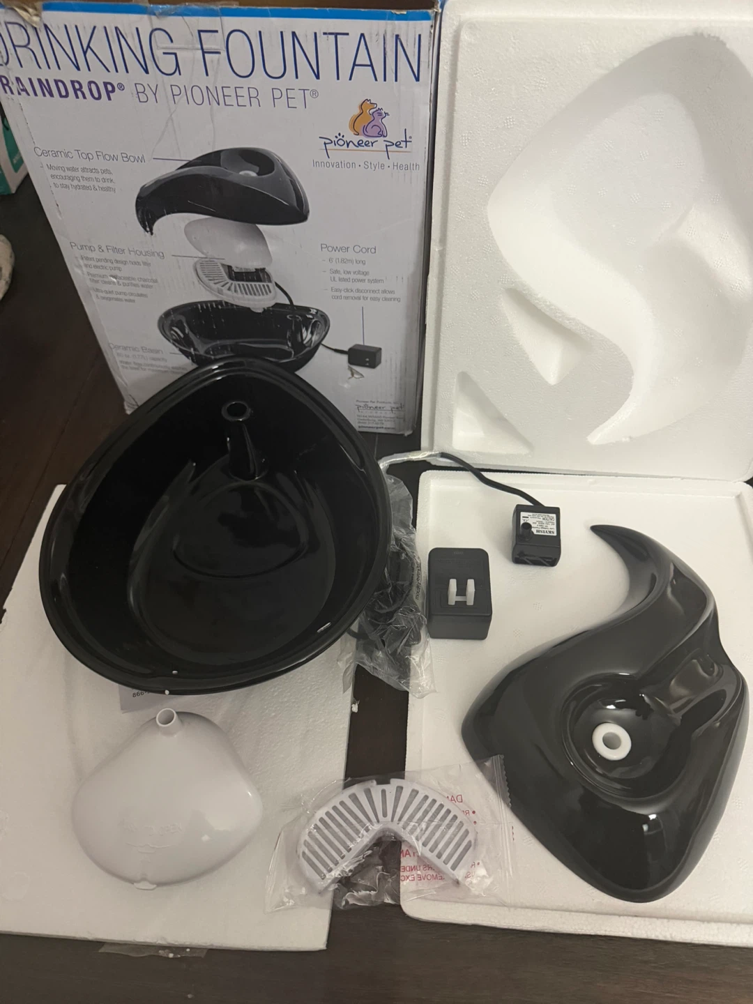Pioneer Pet Big Max Drinking Fountain - Black - photo 3
