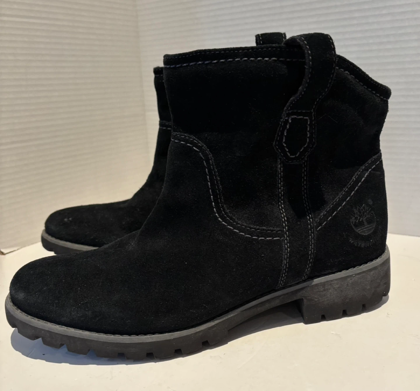 Timberland Black Suede Ankle Boots Women’s Size 9 - photo 3