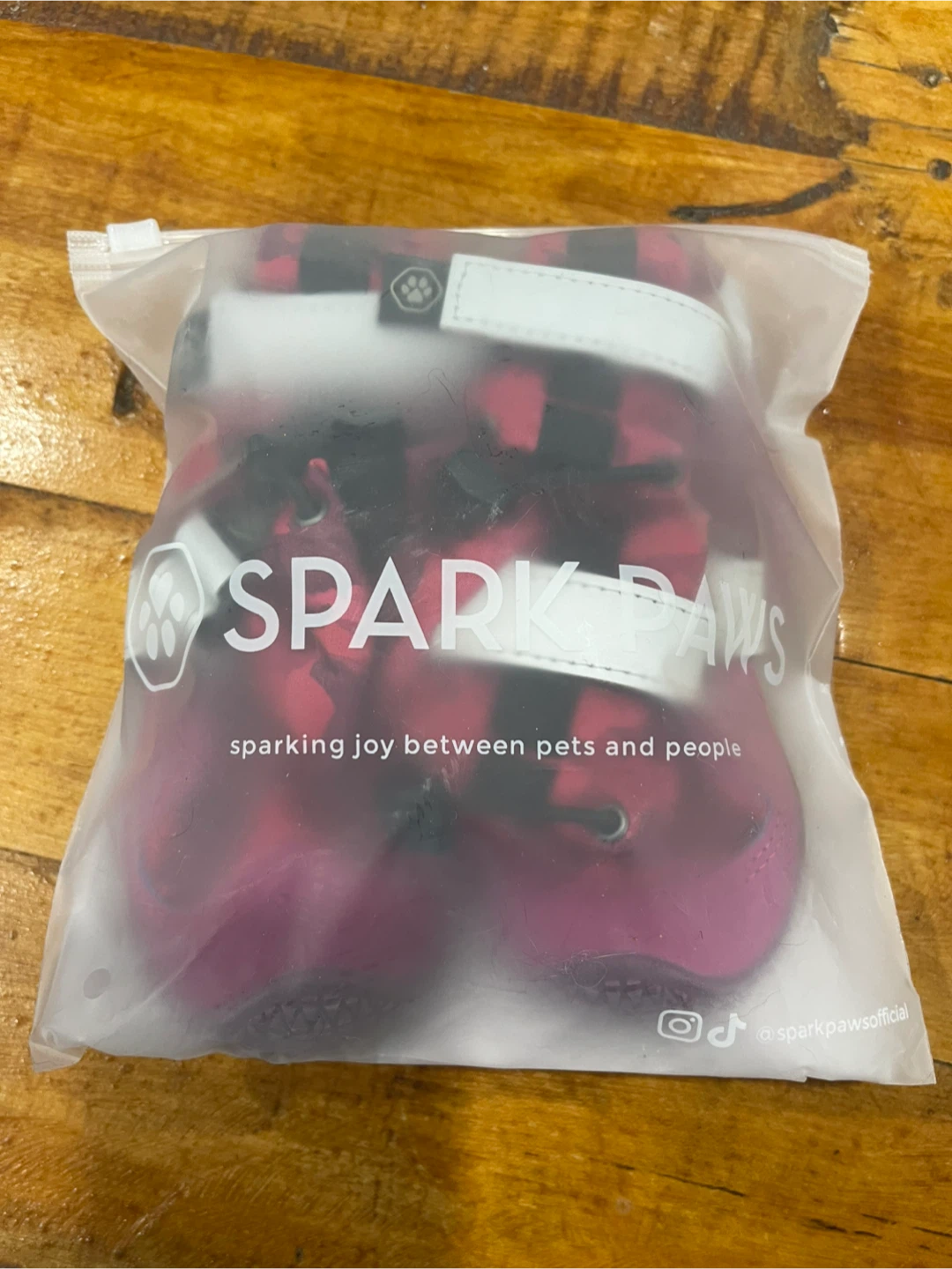 Spark Paws Dog Boots - Pink Camo-size 5 - photo 3
