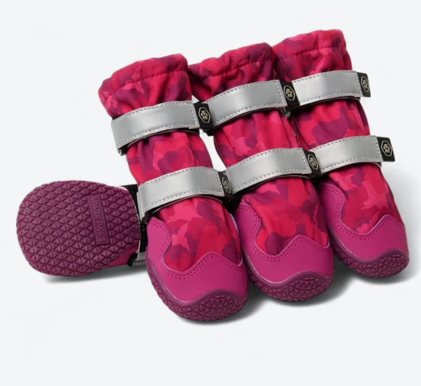Spark Paws Dog Boots - Pink Camo-size 5 - photo 4