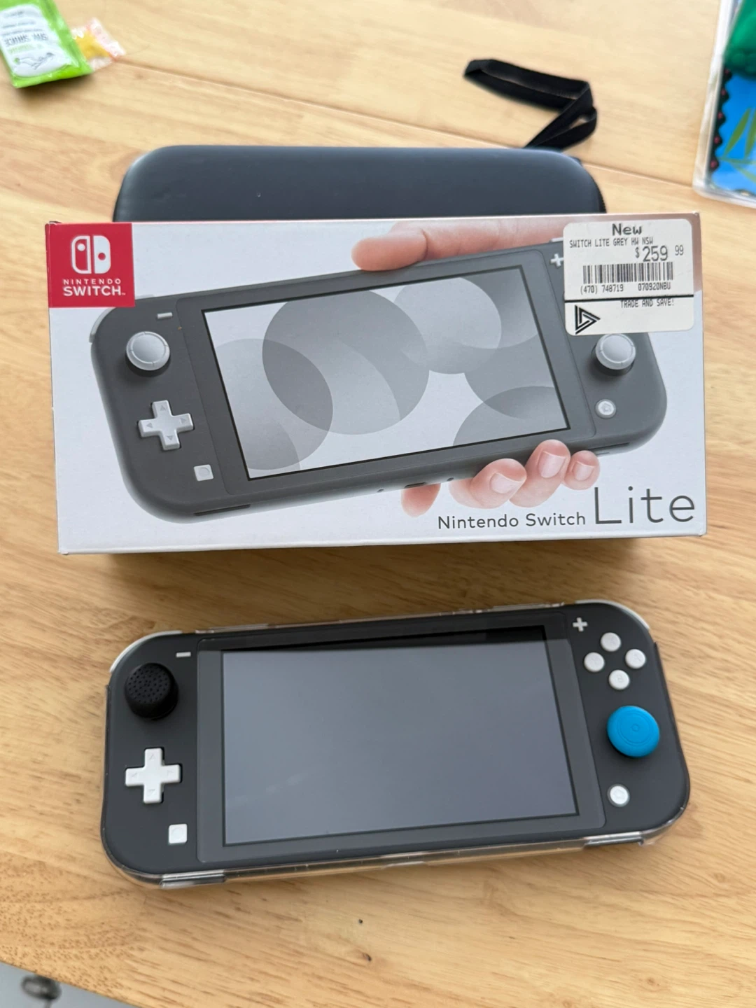 Nintendo Switch Lite Grey with Case
