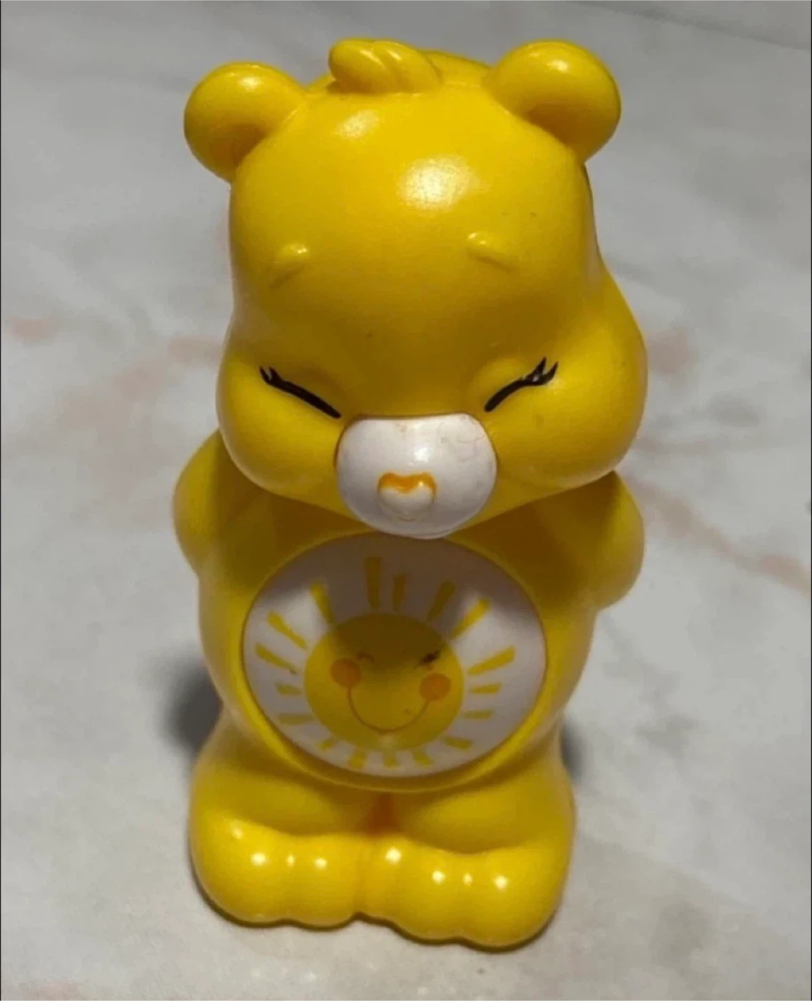 Yellow Care Bear Funshine Bear Figure