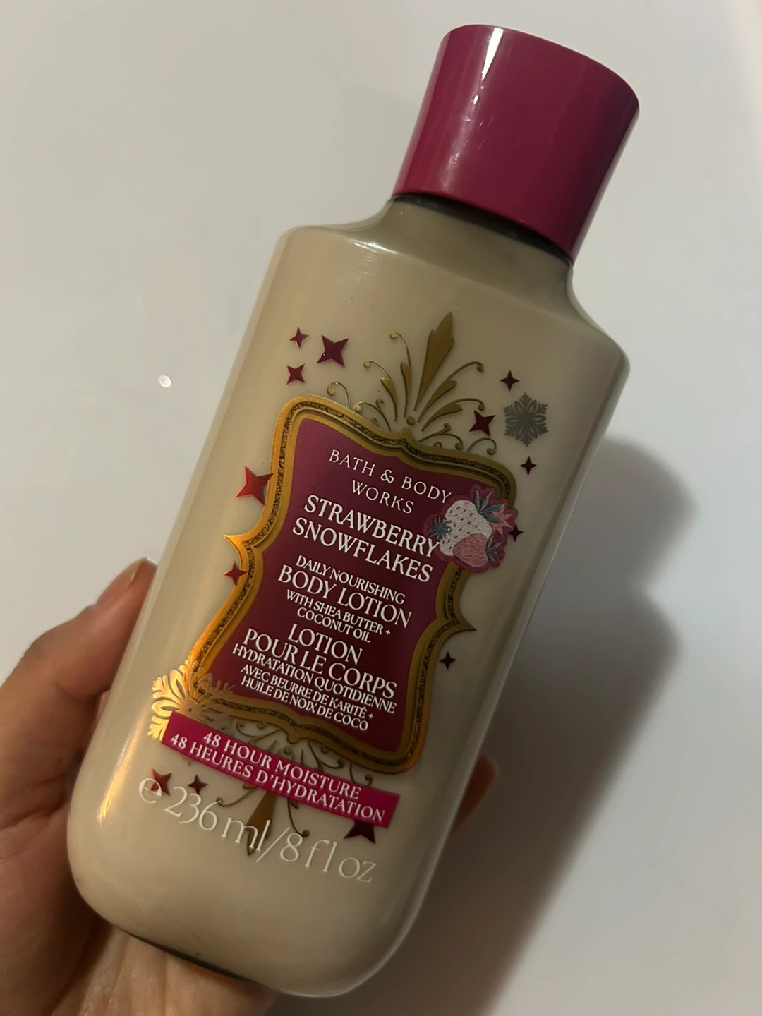 NEW Bath & Body Works Strawberry Body Lotion 8 oz