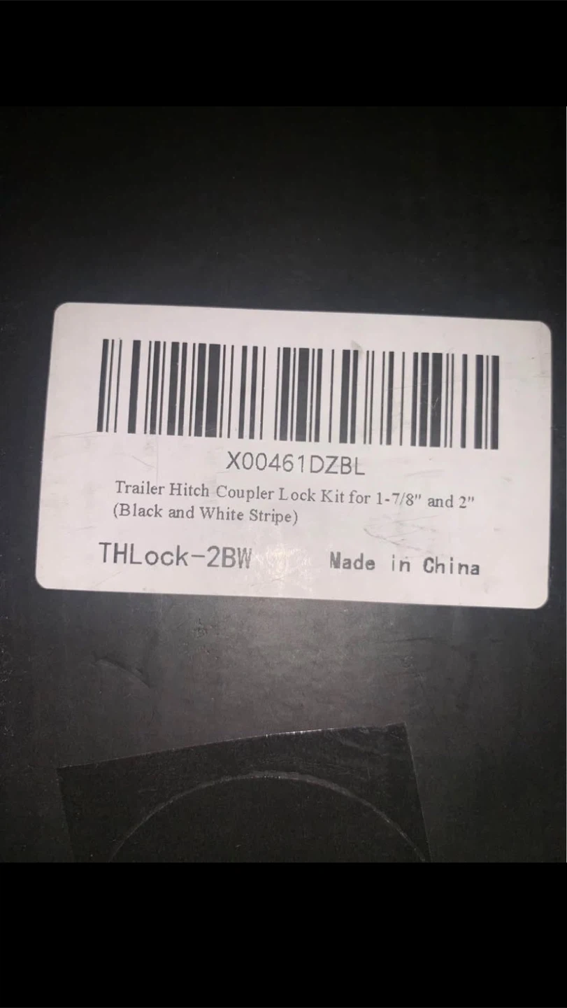 Trailer Hitch Coupler Lock Kit - 1-7/8" & 2" - photo 3