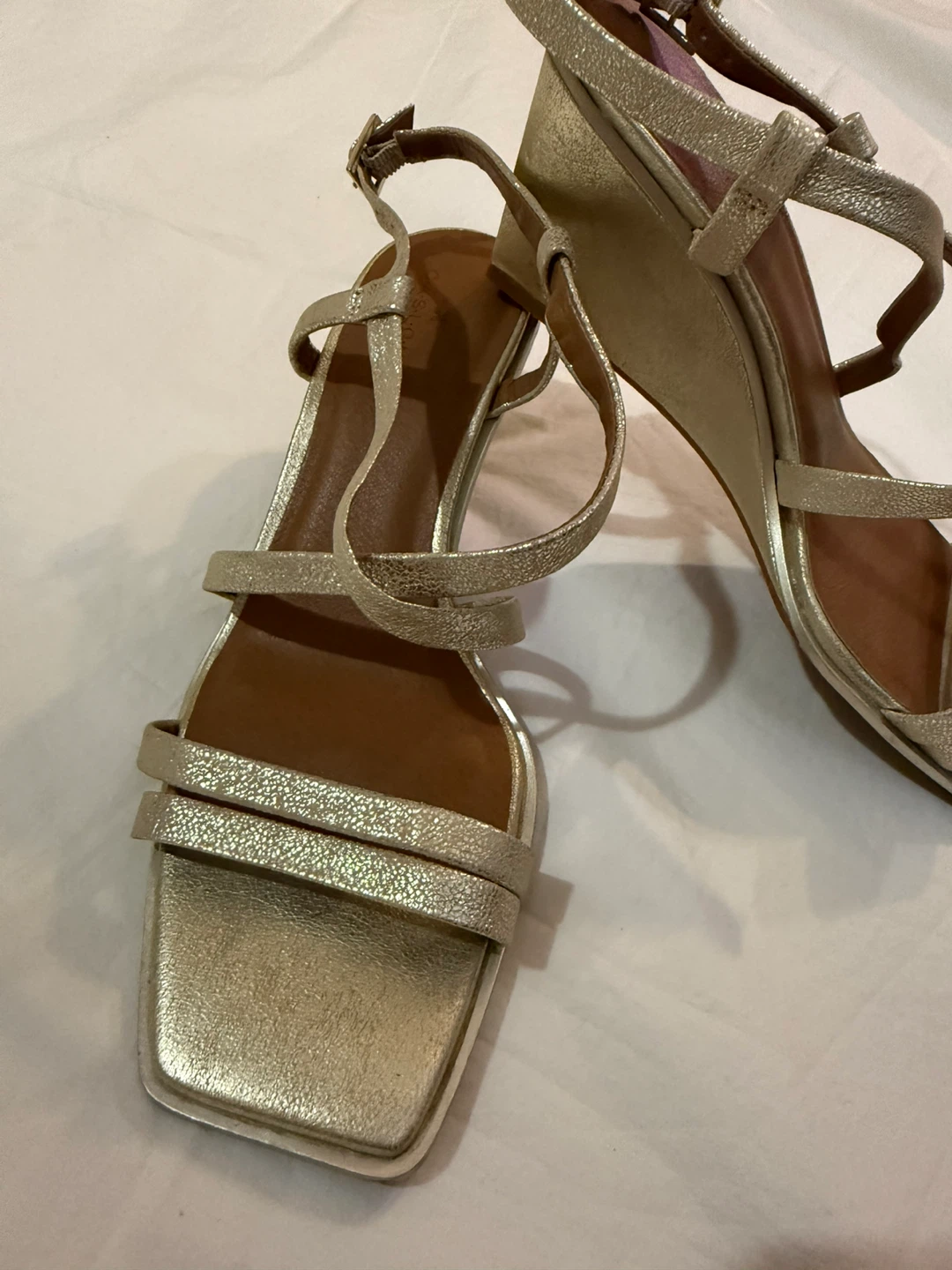 Caslon Gold Wedge Sandals - photo 3