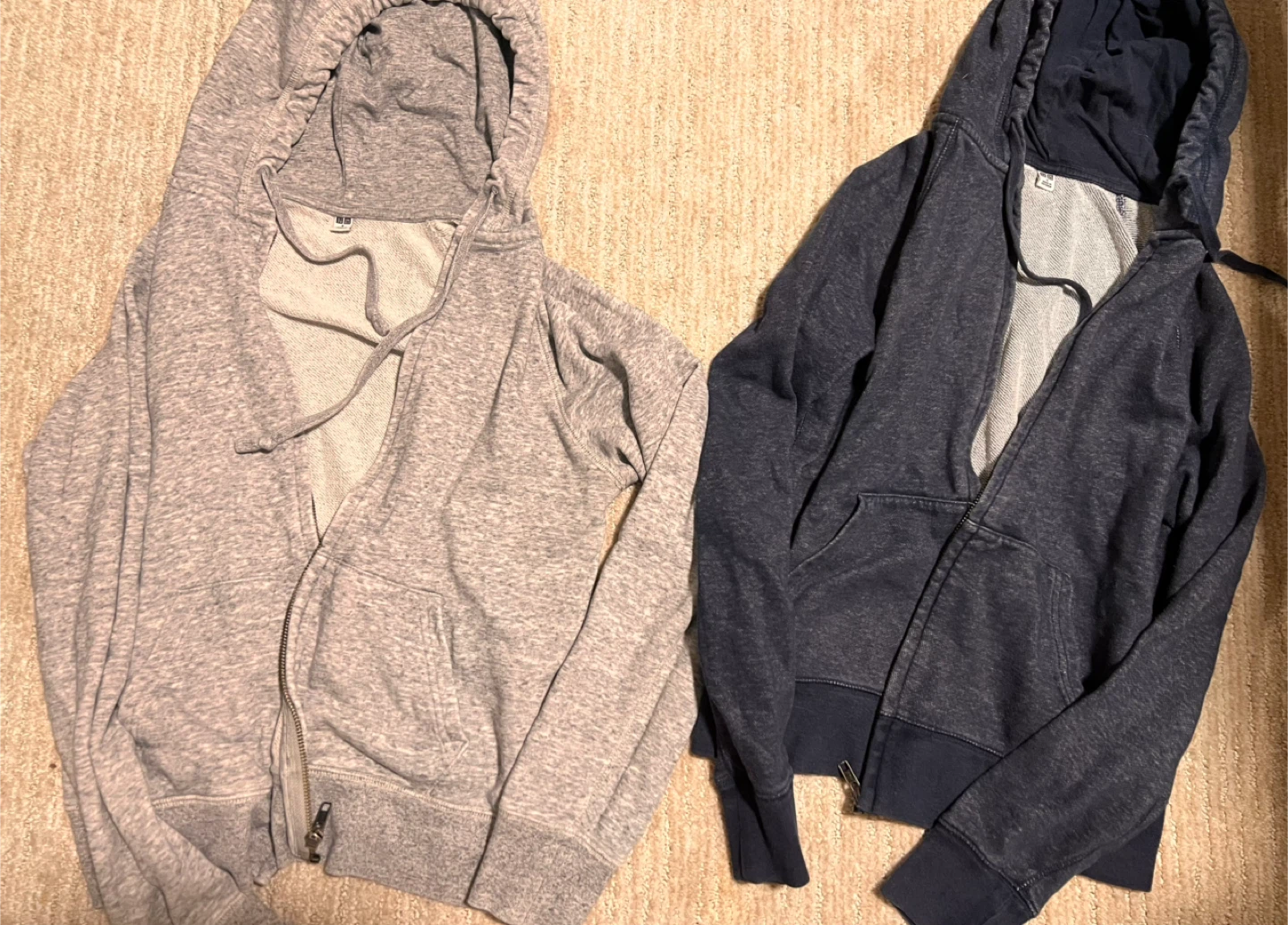 Two Small Uniqlo Sweater Jackets