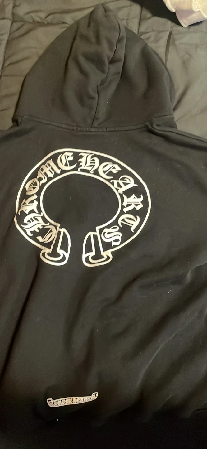 Chrome Hearts Black Zip-Up Hoodie - photo 2