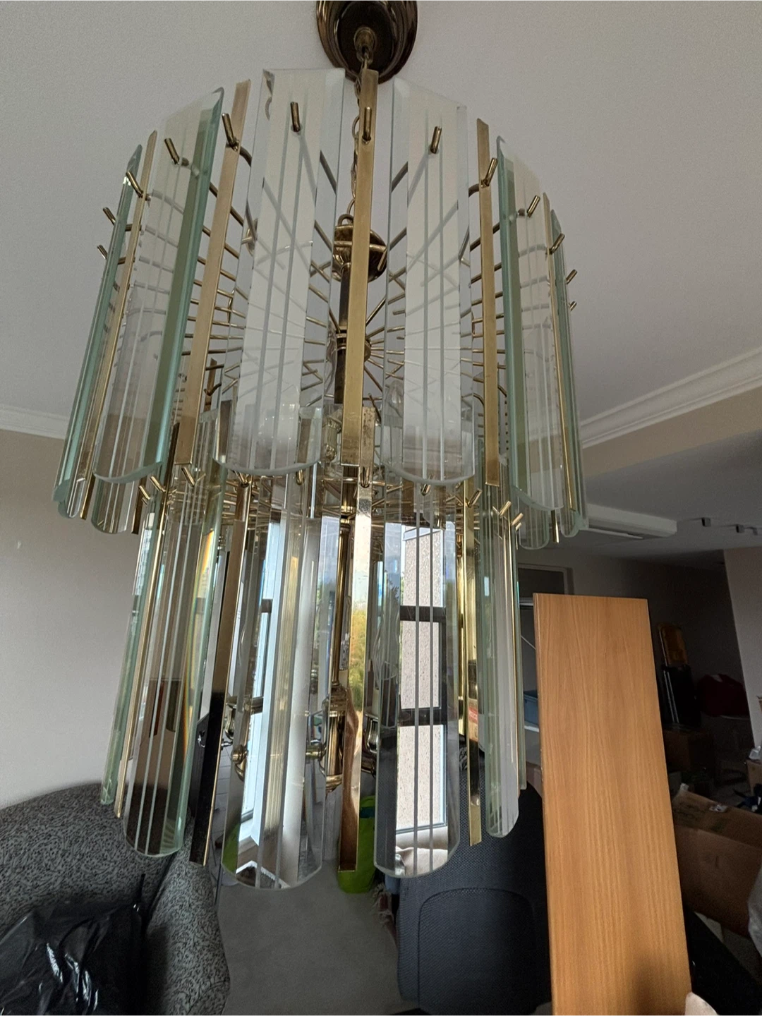 Crystal glass Chandelier - photo 2