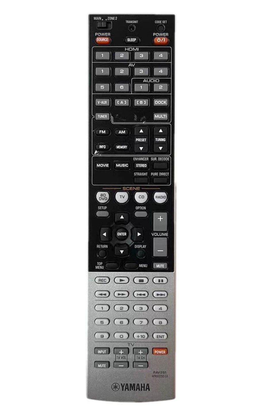 Yamaha RAV291 Remote Control