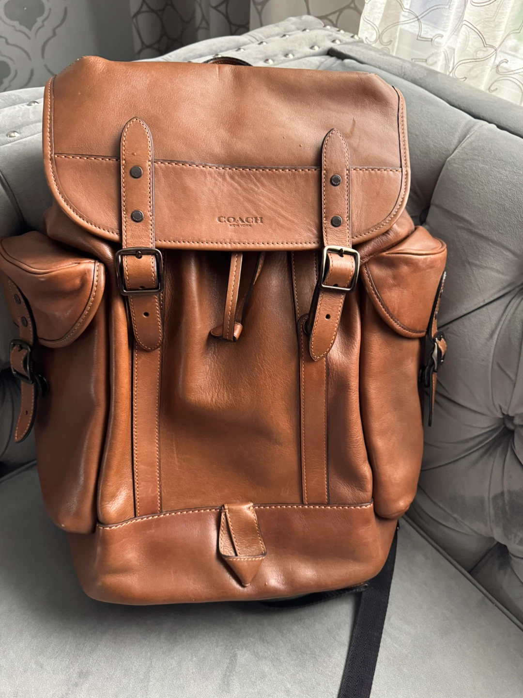 COACH Hitch Backpack -  Leather - photo 2