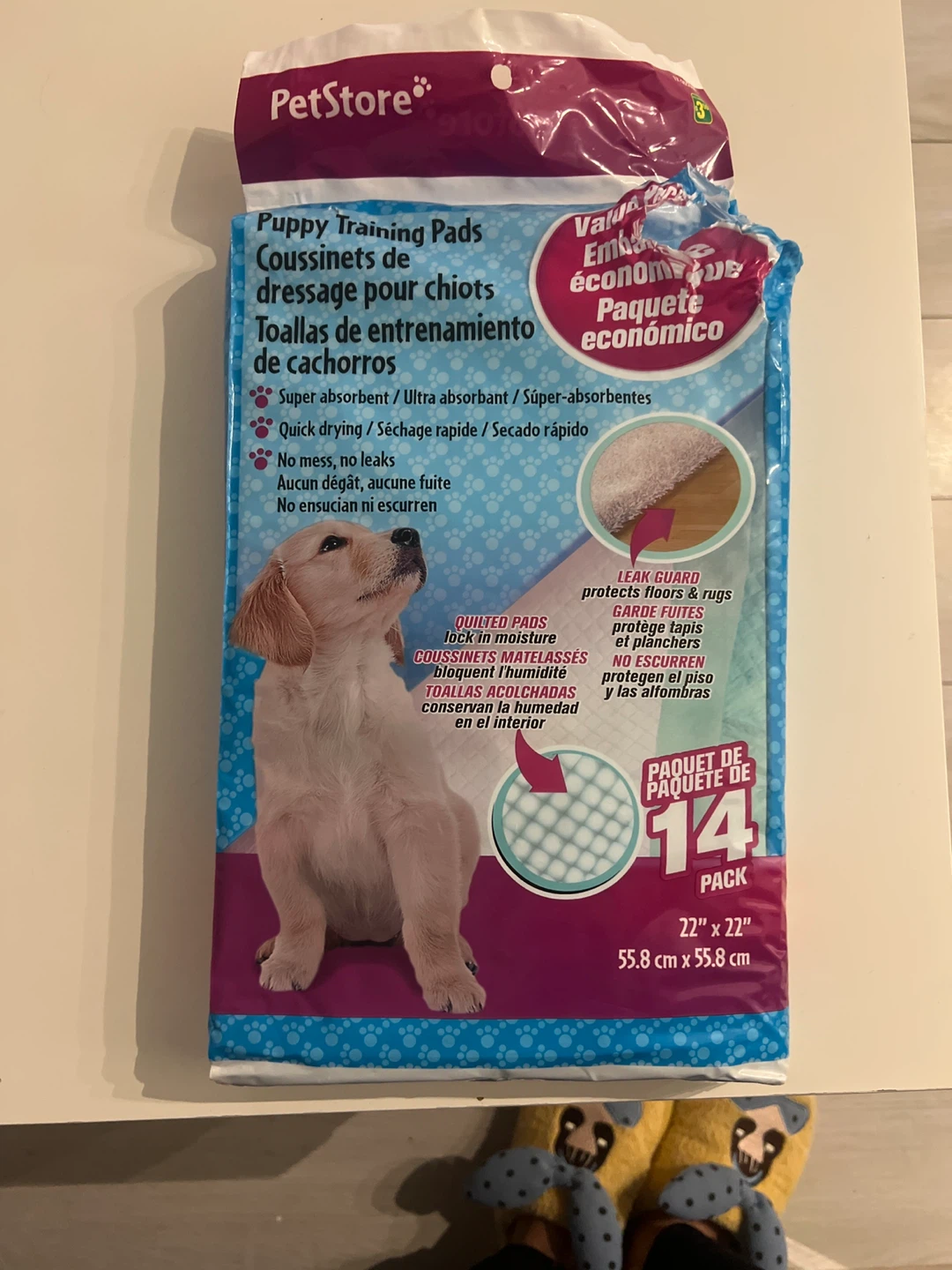 PetStore Puppy Training Pads - 14 Pack