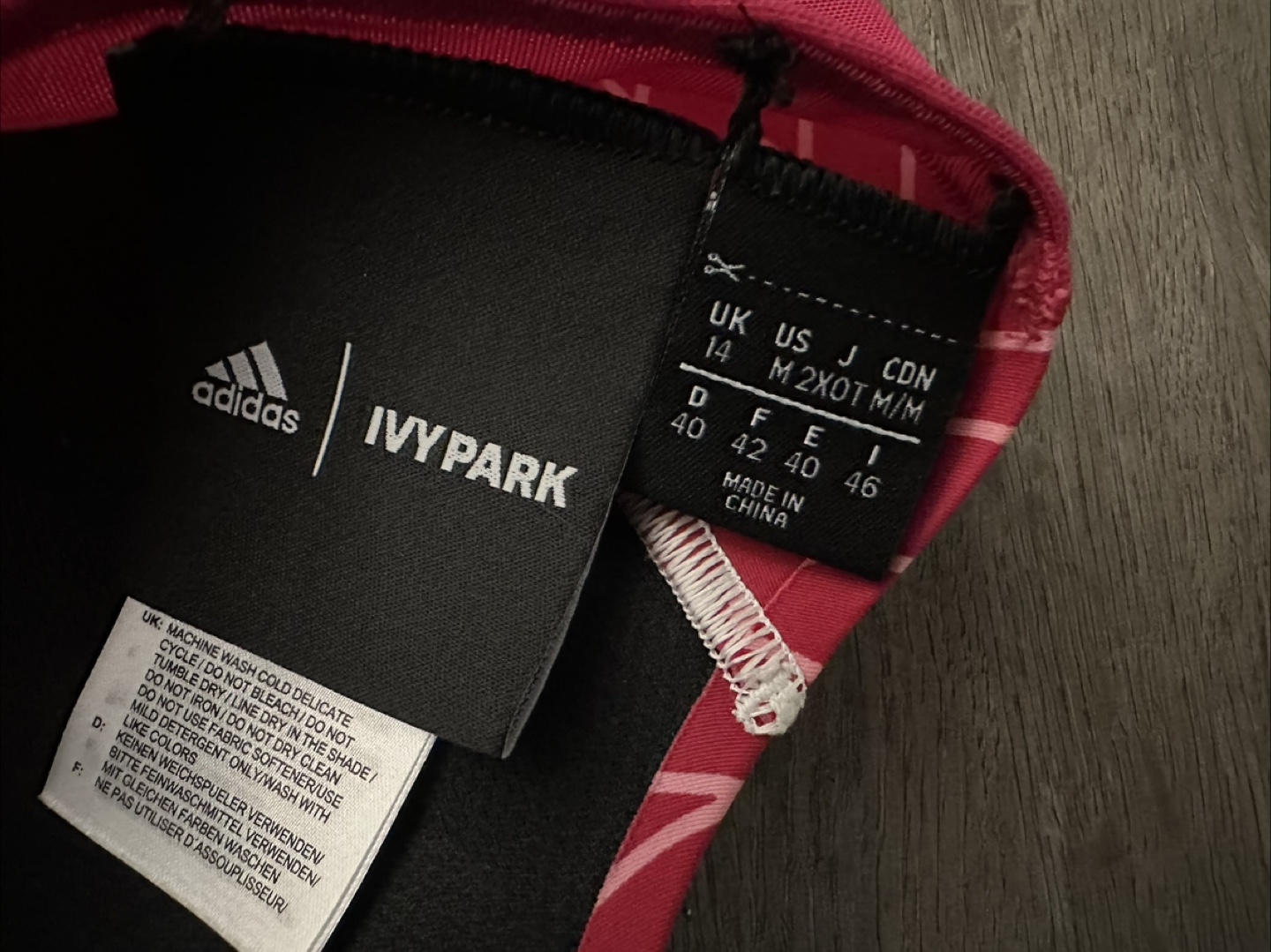 Adidas x IVY PARK Sports Bra (Pink Geometric Print) - photo 2