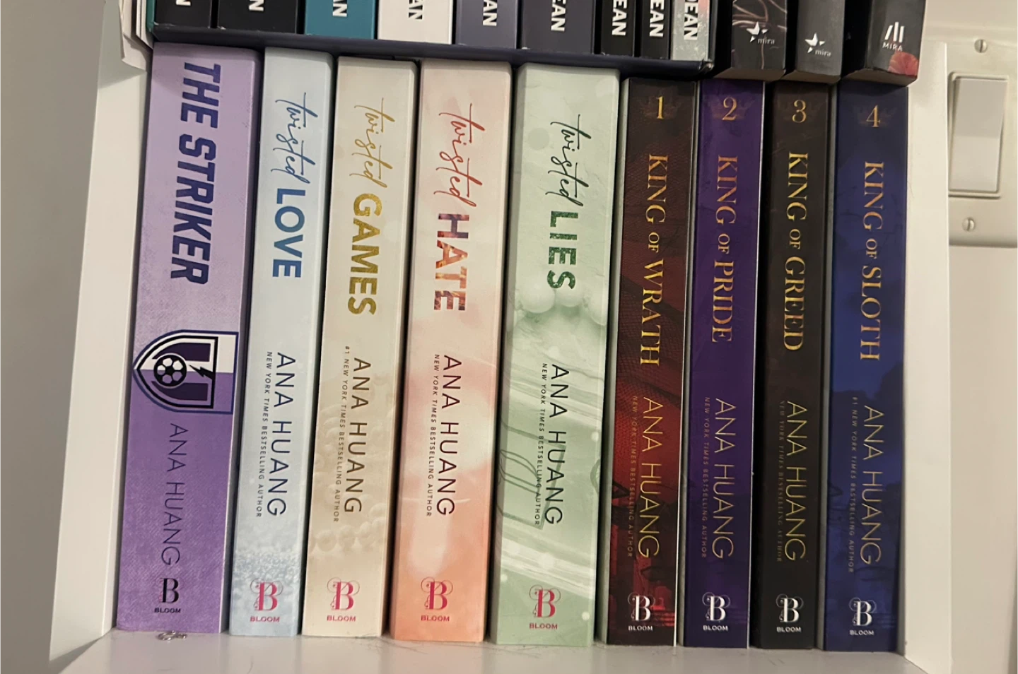 Ana Huang books: Twisted Series, King of Sins, Striker