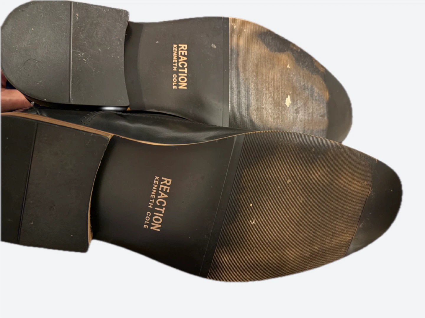 Reaction Kenneth Cole Black Cap Toe Oxford Dress Shoes - photo 3