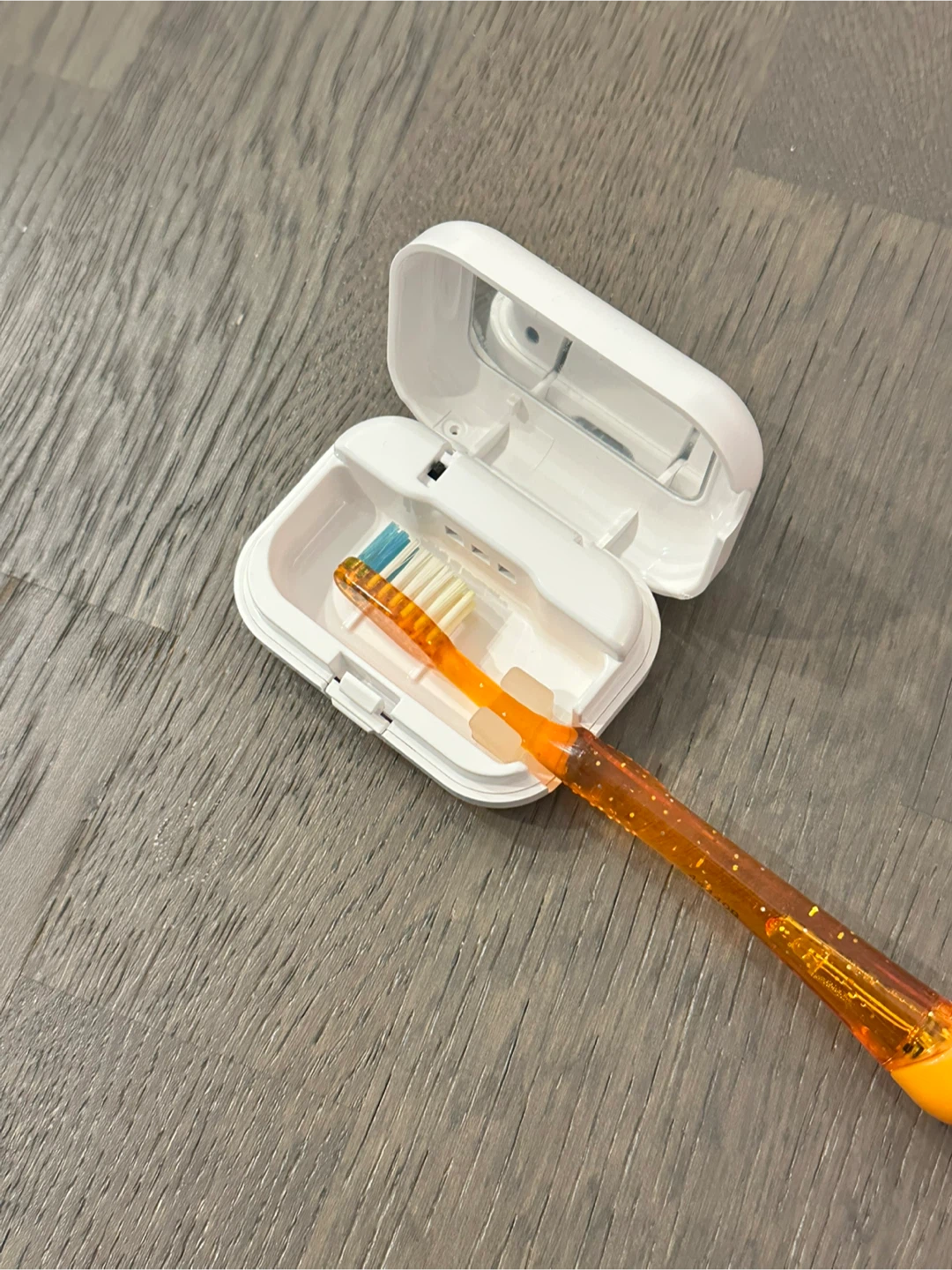 🇰🇷🧸 Toothbrush UV Sanitizer Case with Mirror - photo 4