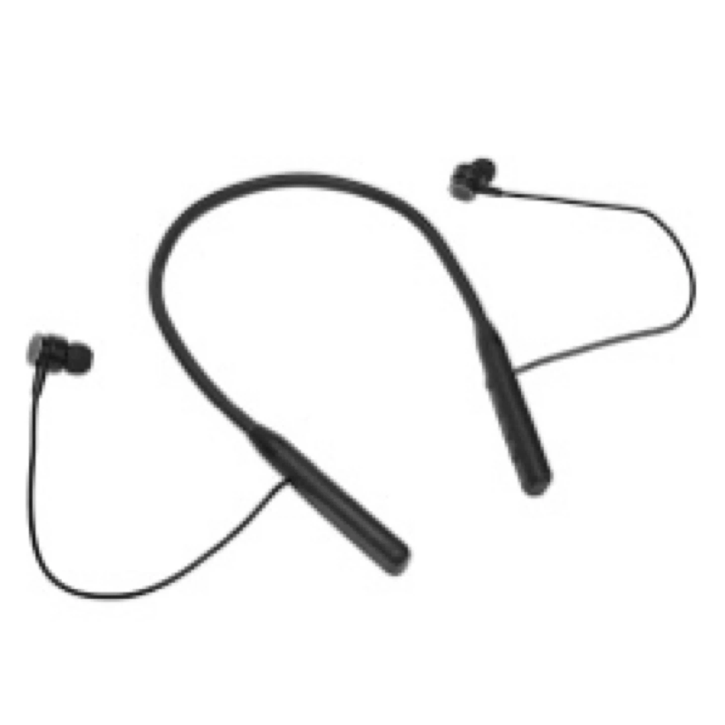 Black Neckband Wireless Earbuds