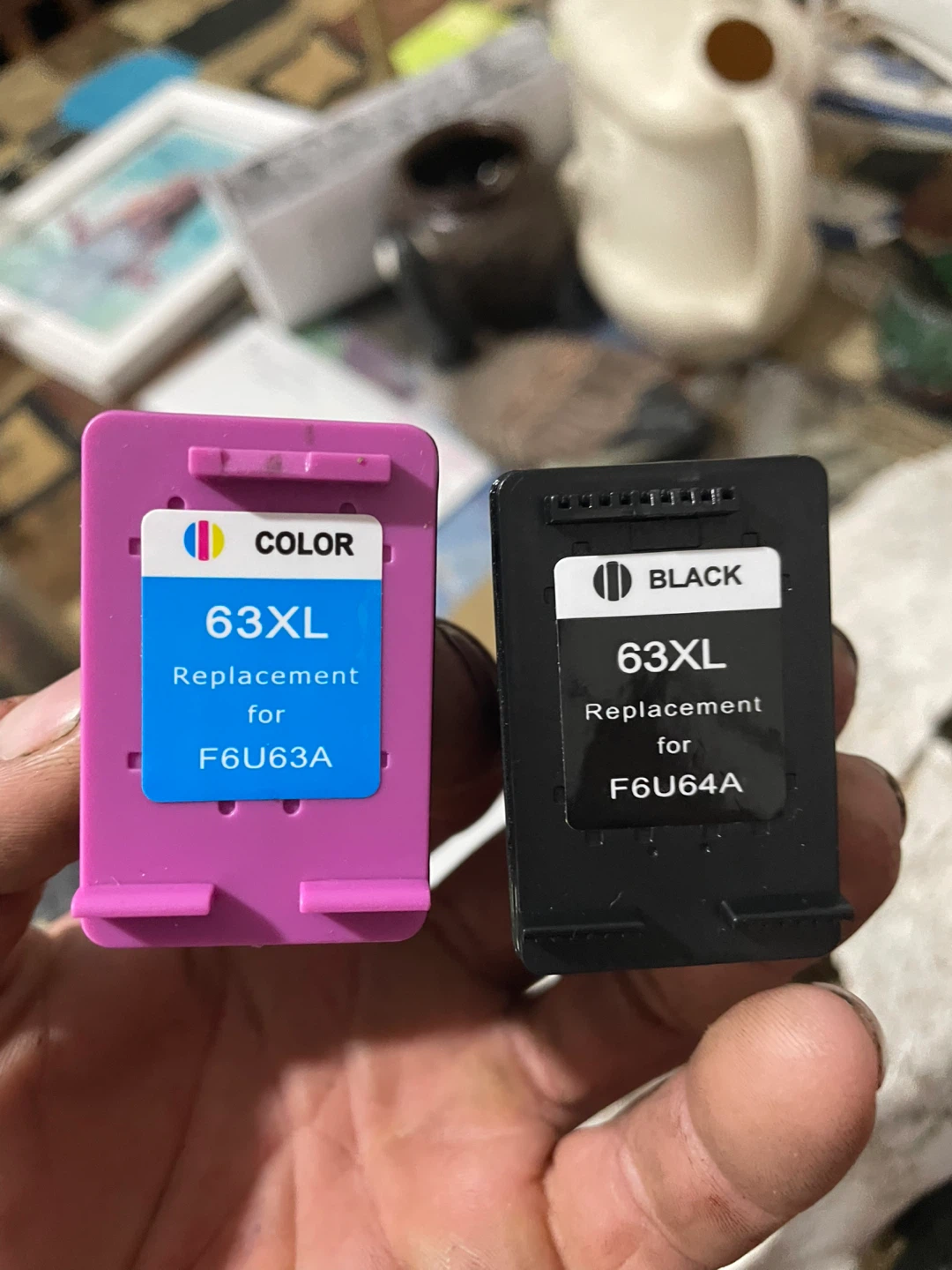 Set of 2 XL Replacement Ink Cartridges (Color & Black)