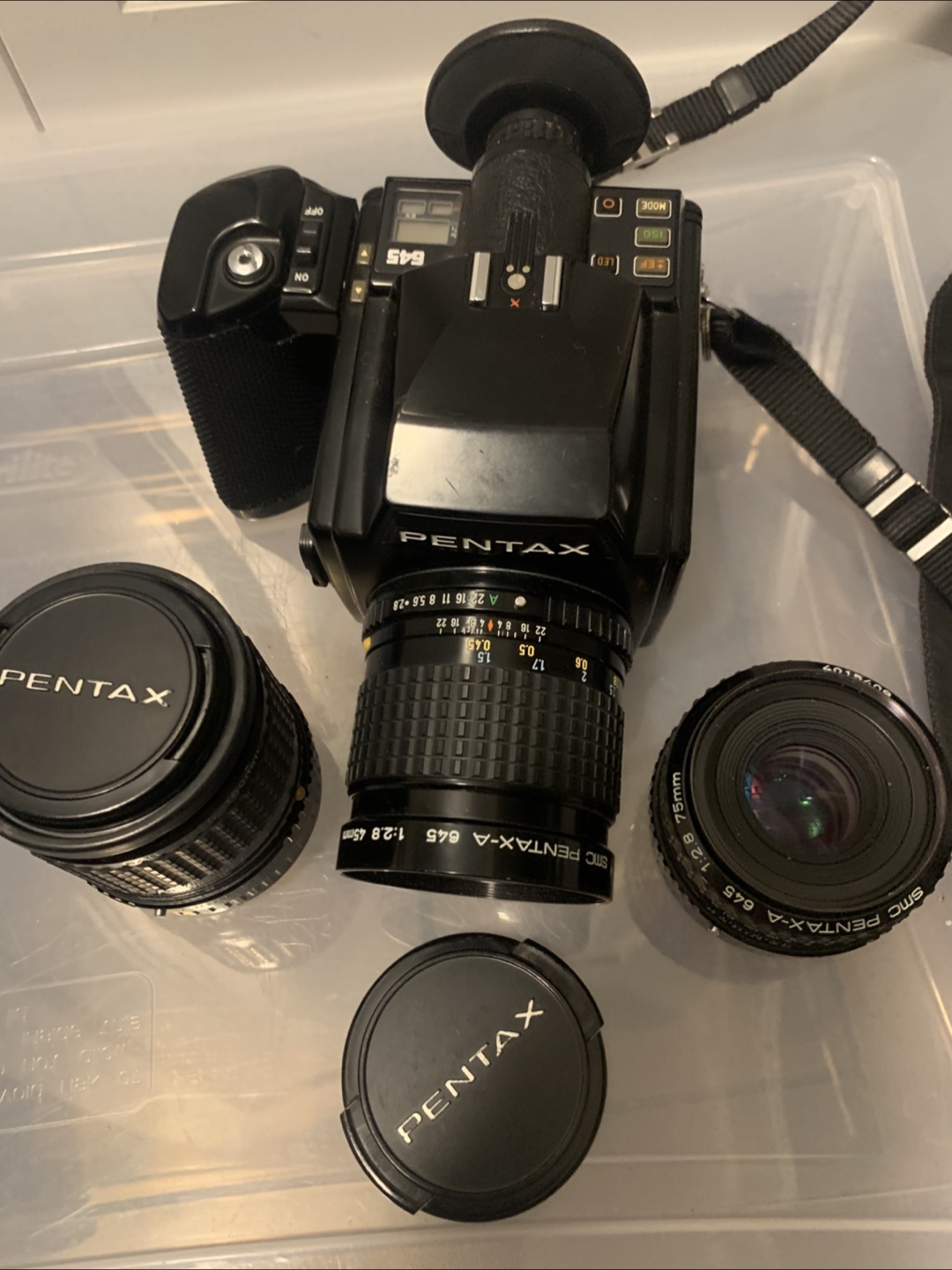 Pentax 645 Medium Format Film Camera with Lenses - photo 5