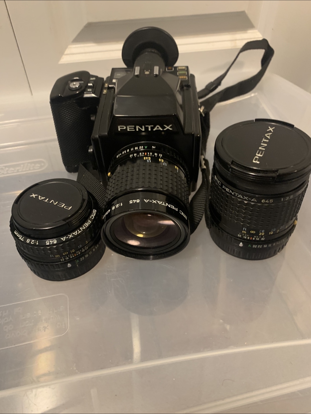 Pentax 645 Medium Format Film Camera with Lenses - photo 2