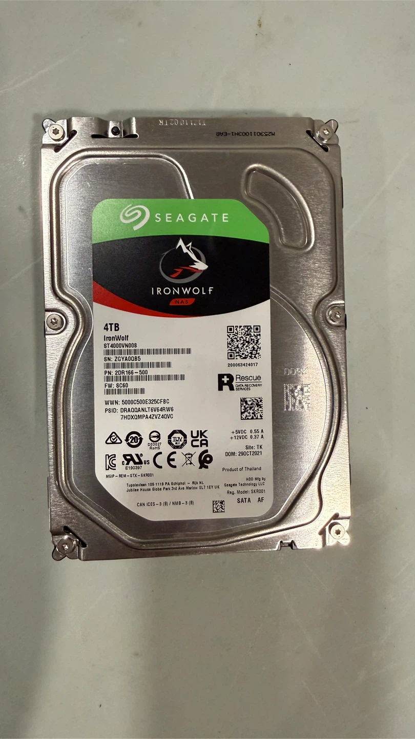 4TB Seagate IronWolf NAS HDD