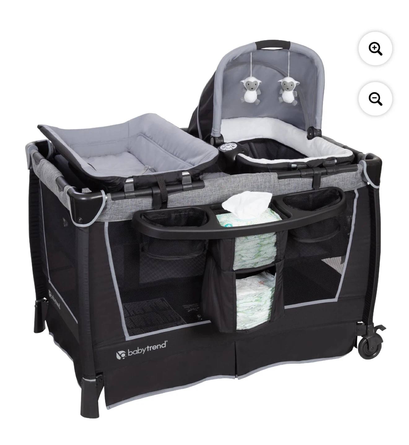 Baby Trend Simply Smart Nursery Center Playard with Bassinet