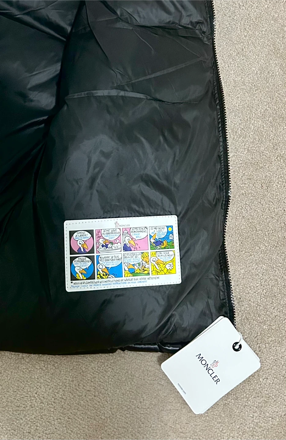 Moncler Black Puffer Vest - 2XL - photo 5