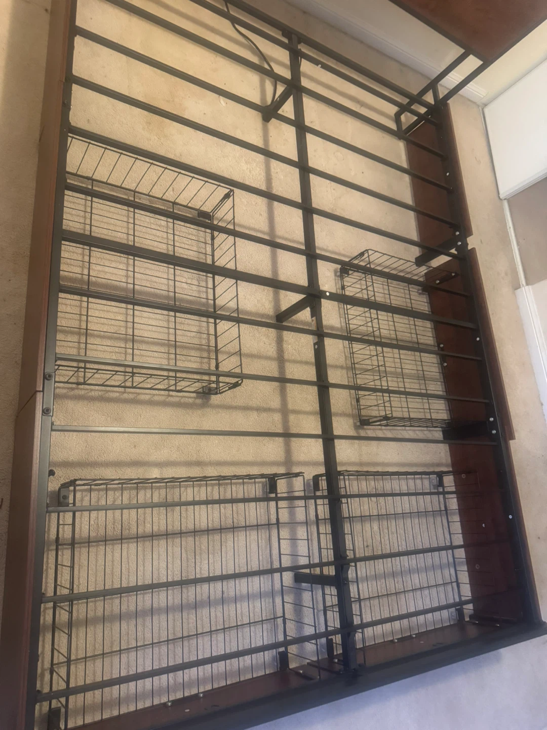 Metal Bed Frame with Wood Accents - photo 3