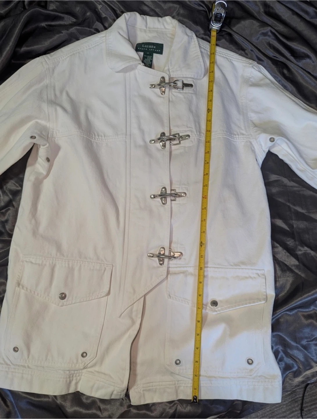 Lauren Ralph Lauren White Toggle Jacket - photo 4