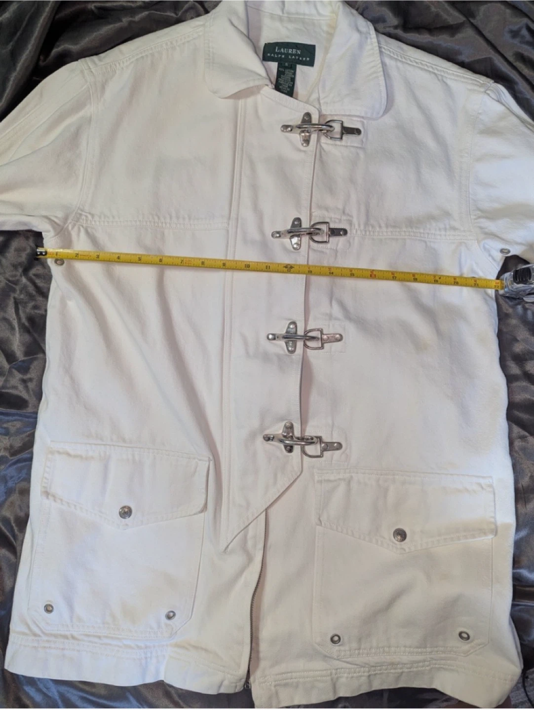 Lauren Ralph Lauren White Toggle Jacket - photo 5