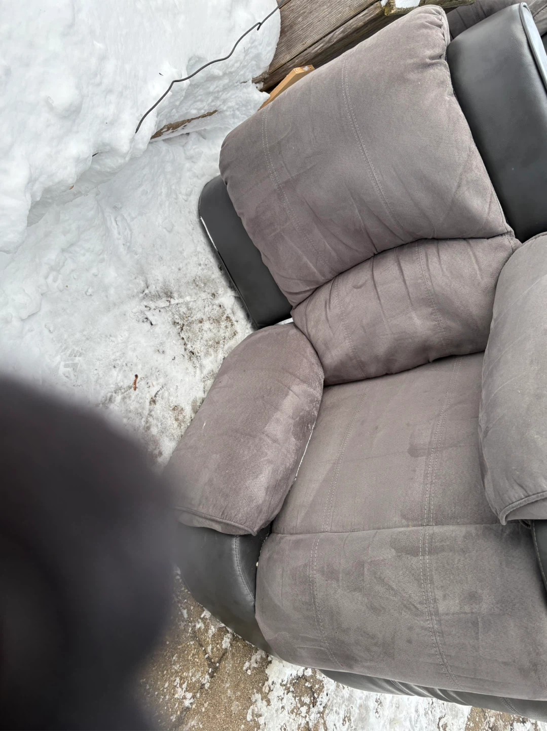 Grey Recliner Chair
