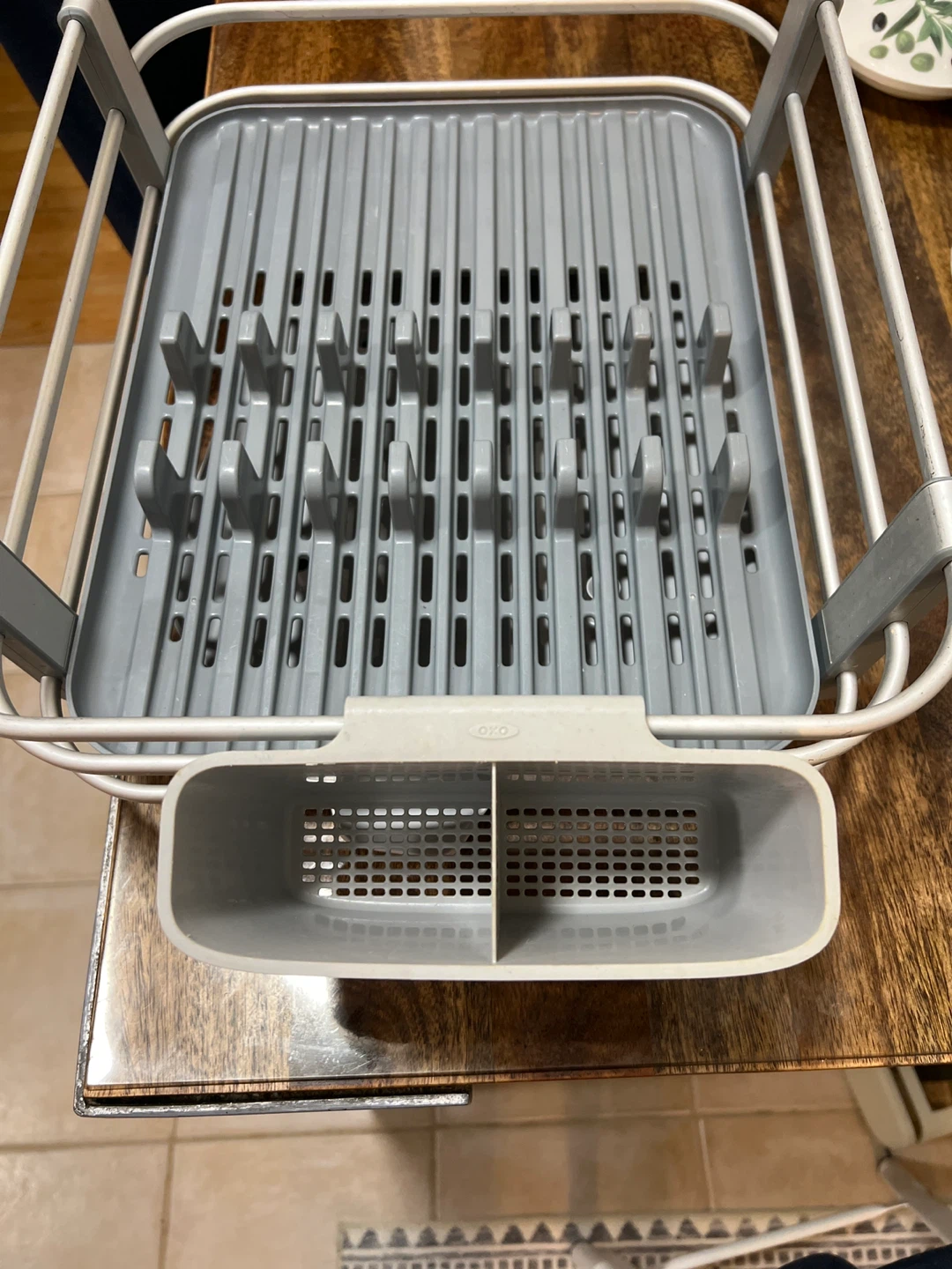 OXO Good Grips Dish Drying Rack with Tray - photo 2