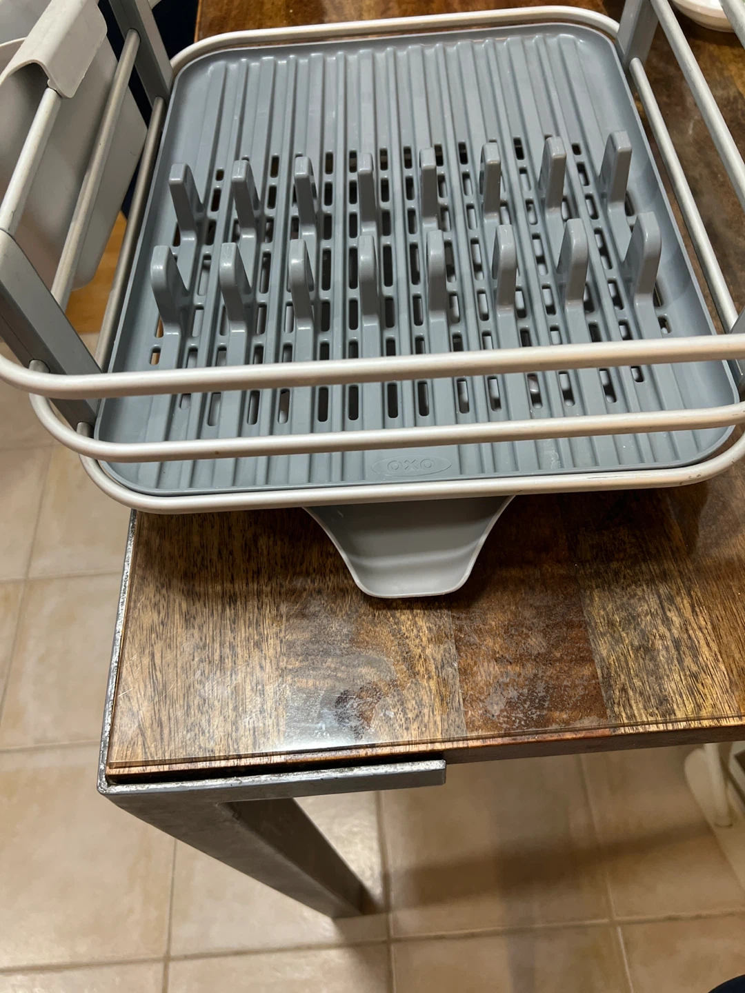 OXO Good Grips Dish Drying Rack with Tray - photo 3
