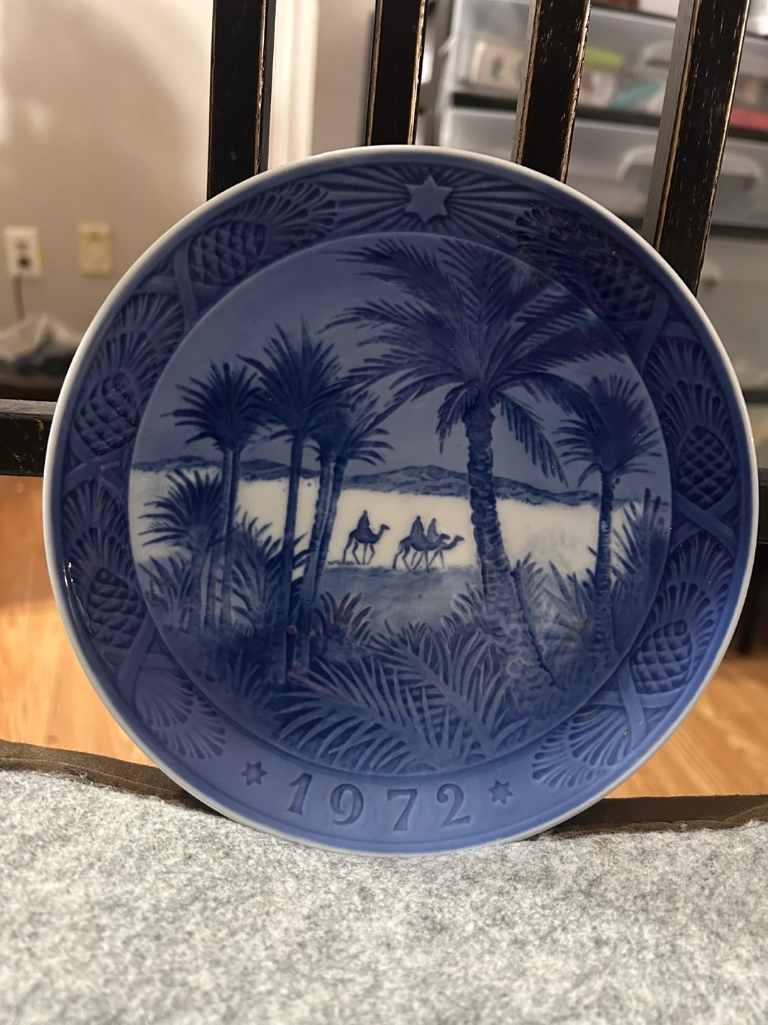 Royal Copenhagen 1972 Christmas Plate Three Wise Men