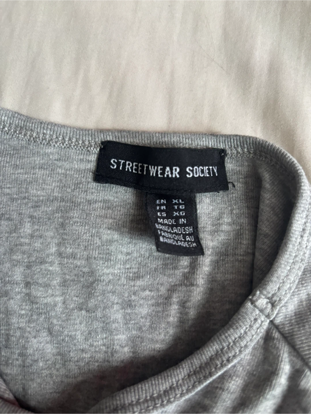 Streetwear Society Grey T-Shirt with Cherry Design - XL - photo 2