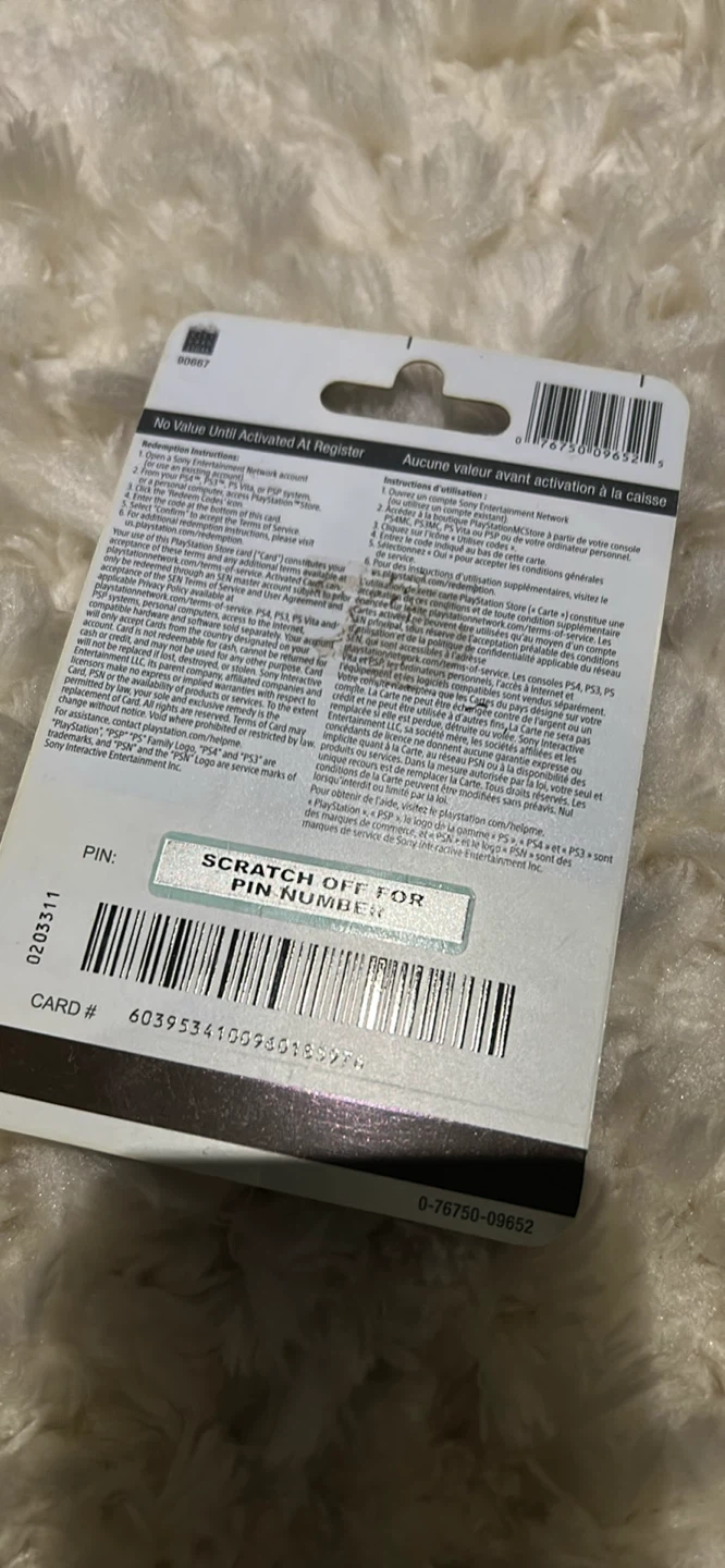 PlayStation Store Gift Card - $50 CAD - photo 2