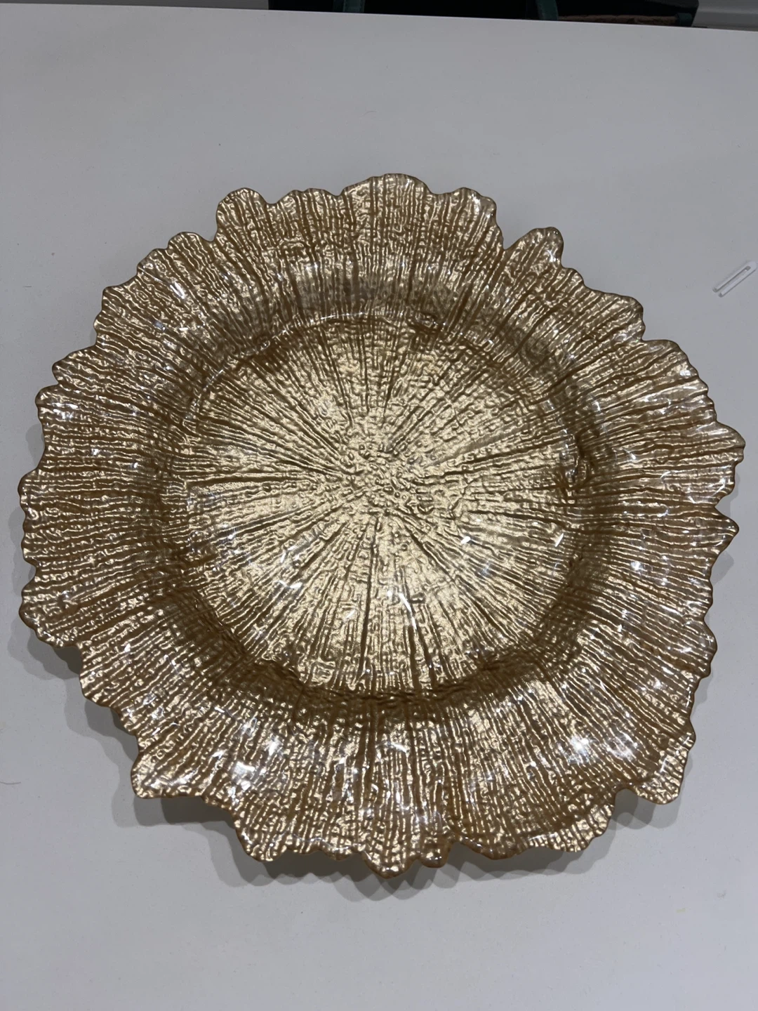Gold Textured Plate - photo 3