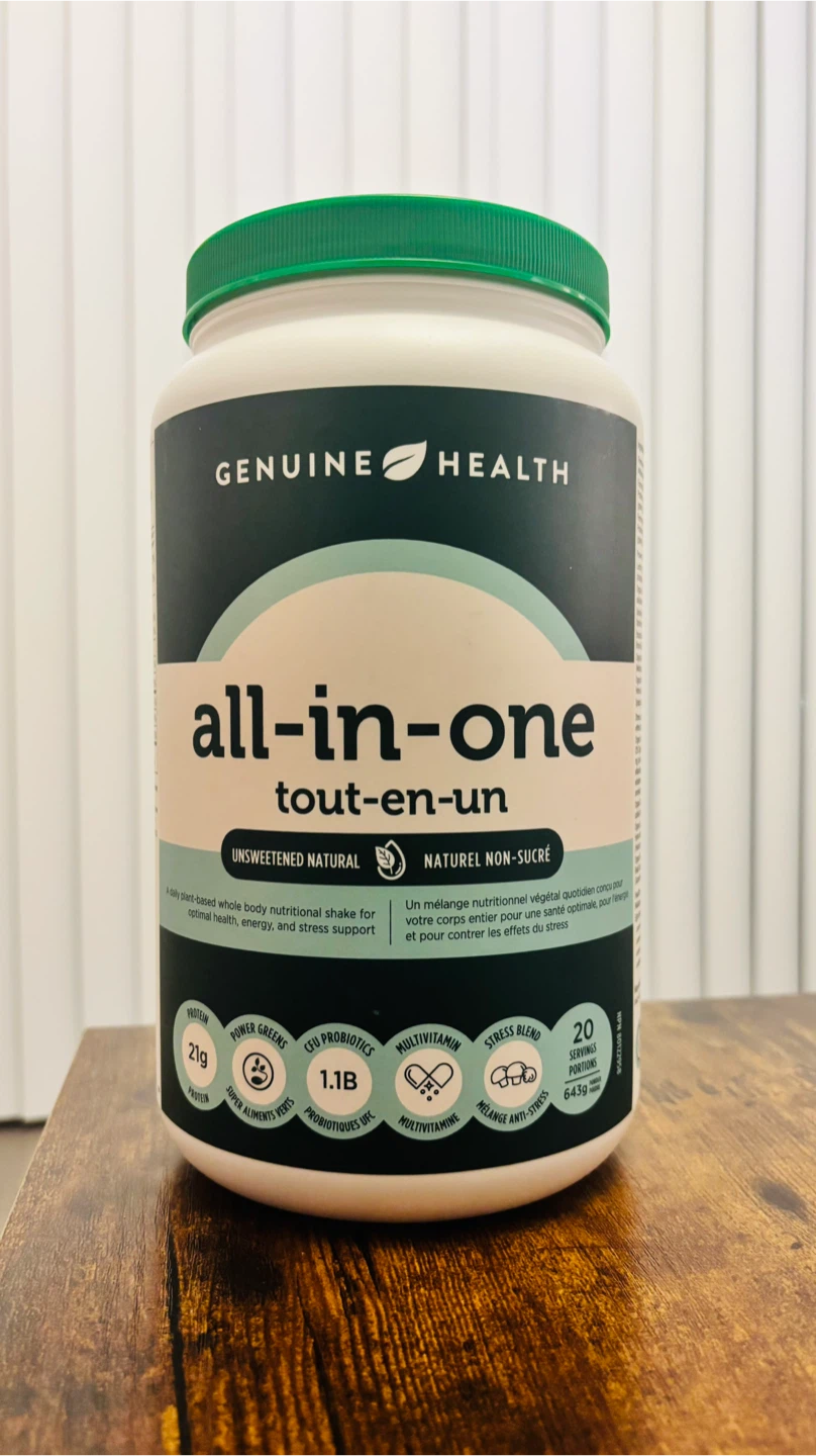 Genuine Health All-In-One Unsweetened Natural Nutritional Shake