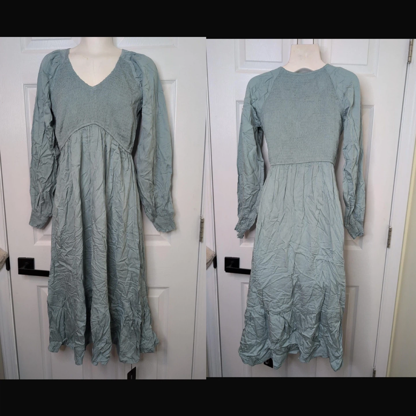NEW! ZILCREMO Viscose Smocked Midi Dress - photo 3