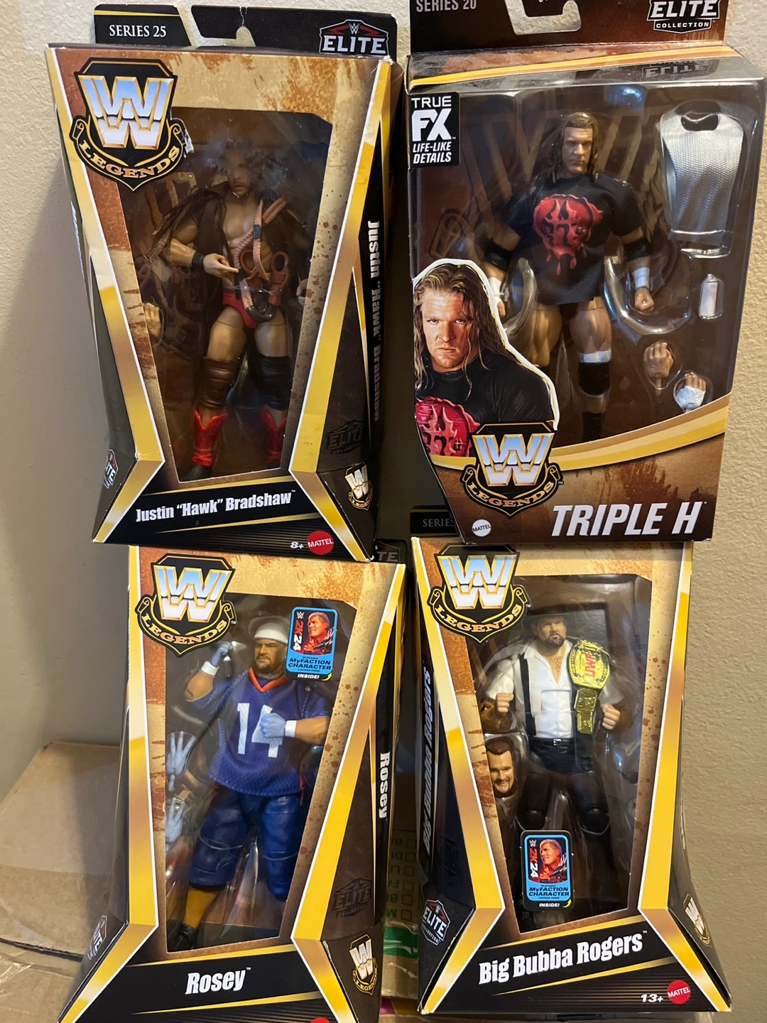 WWE Legends Elite Collection Action Figures - 4 Pack