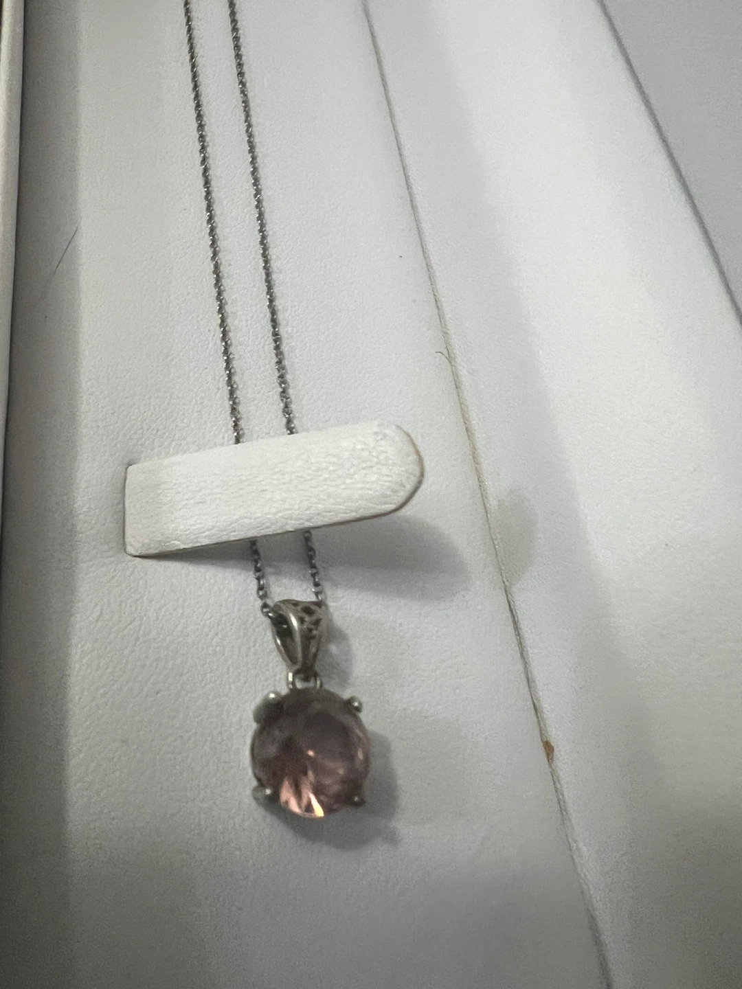 925 Silver Pendant with tourmaline