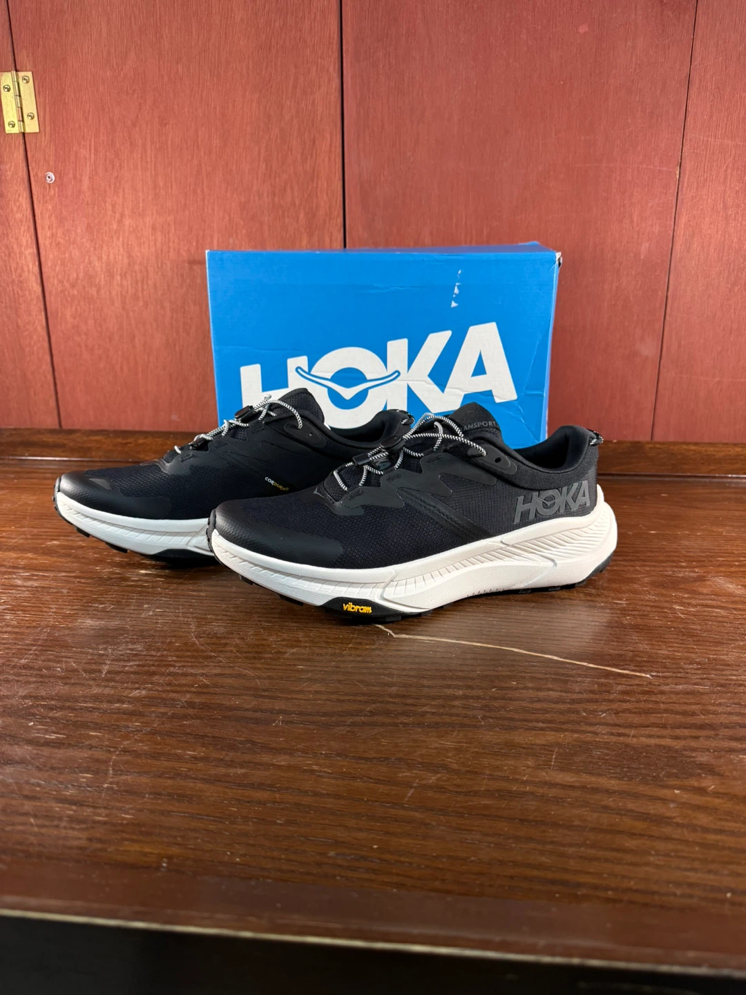 Hoka One Transport  Womens Hiking/Running Shoes Black Size 10B - photo 4