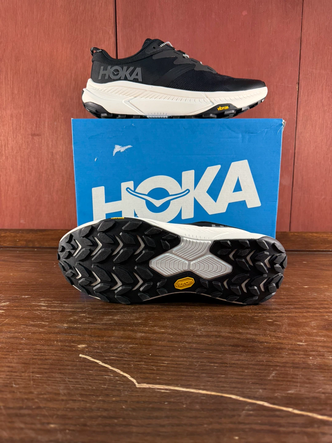 Hoka One Transport  Womens Hiking/Running Shoes Black Size 10B - photo 2